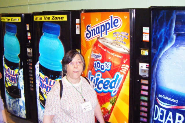 And vending machines in the hallways.