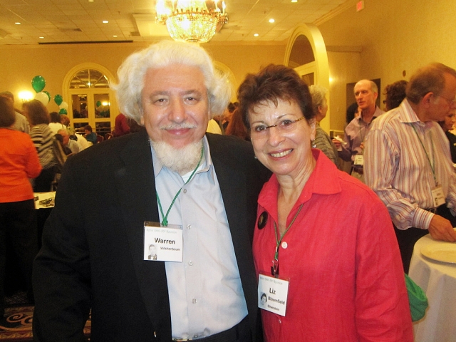 Warren Volchenboum with Liz Bloomfield.