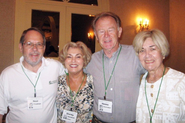 Neal Friedman, Shirley, Henno Simonlatser and his wife Alice